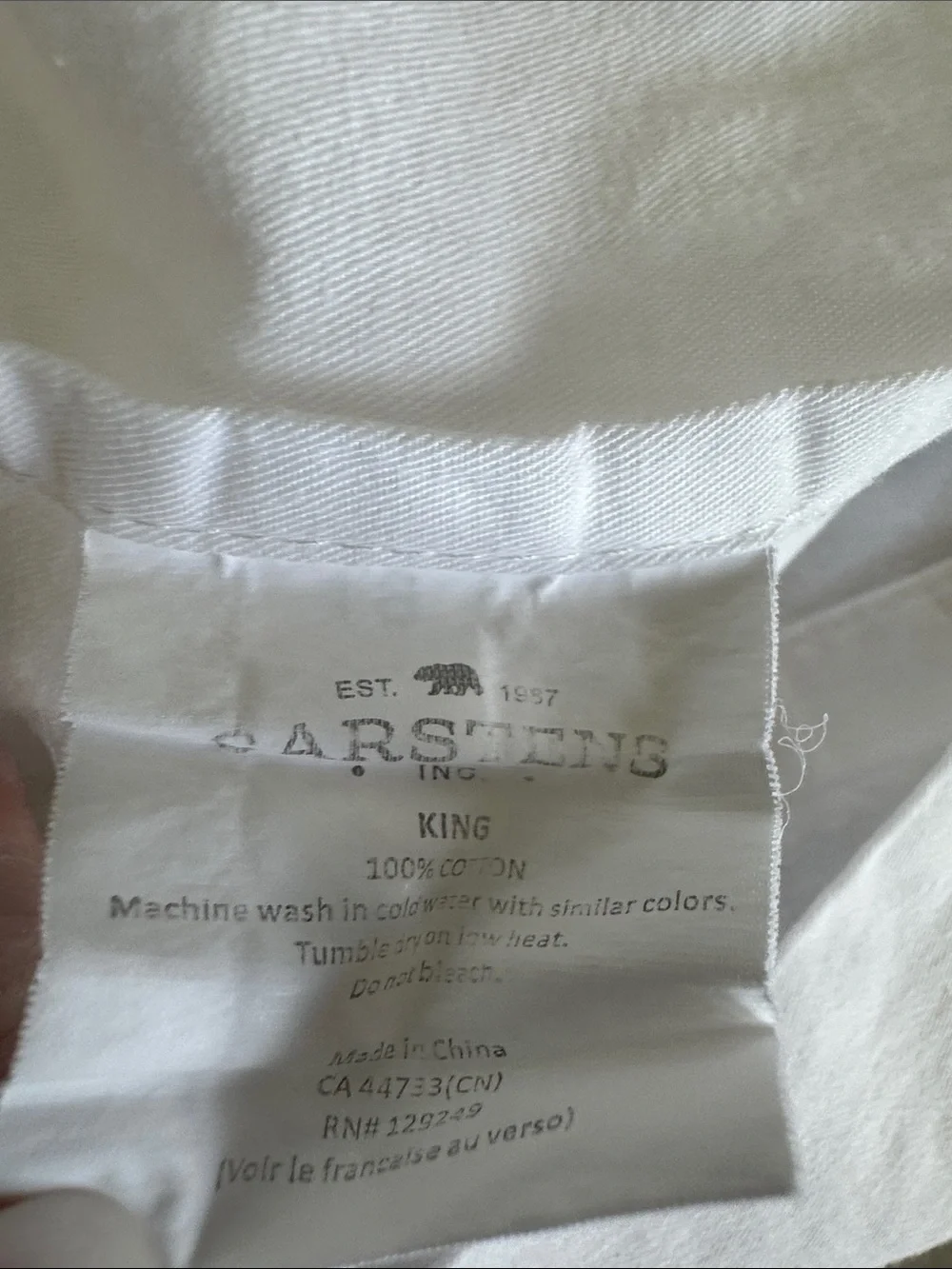Carstens Embroidered Bear Sheet Set
